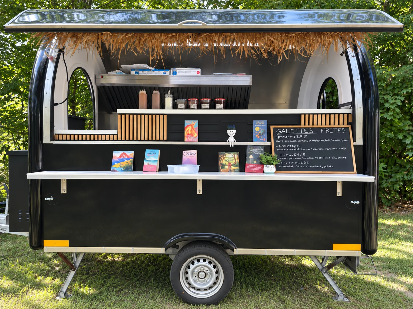Remorque Chez Cruck Book, food-truck près de Lisieux